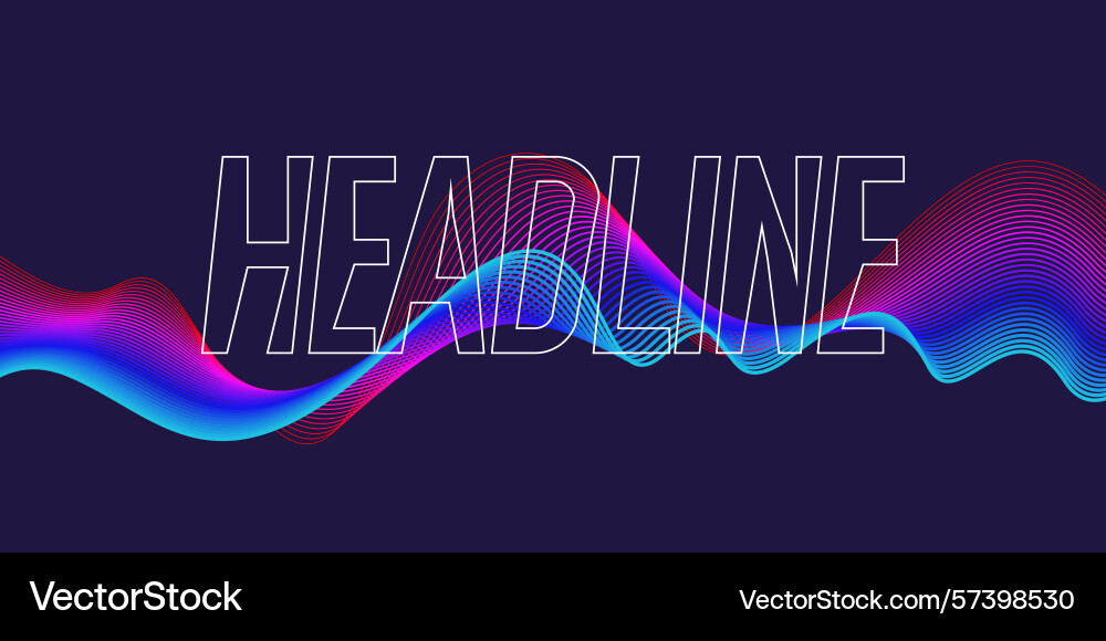 A simple elegant background with wavy lines A simple elegant background with wavy lines vector image