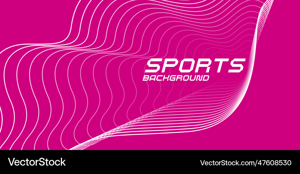 Abstract background with dynamic waves Vector Image