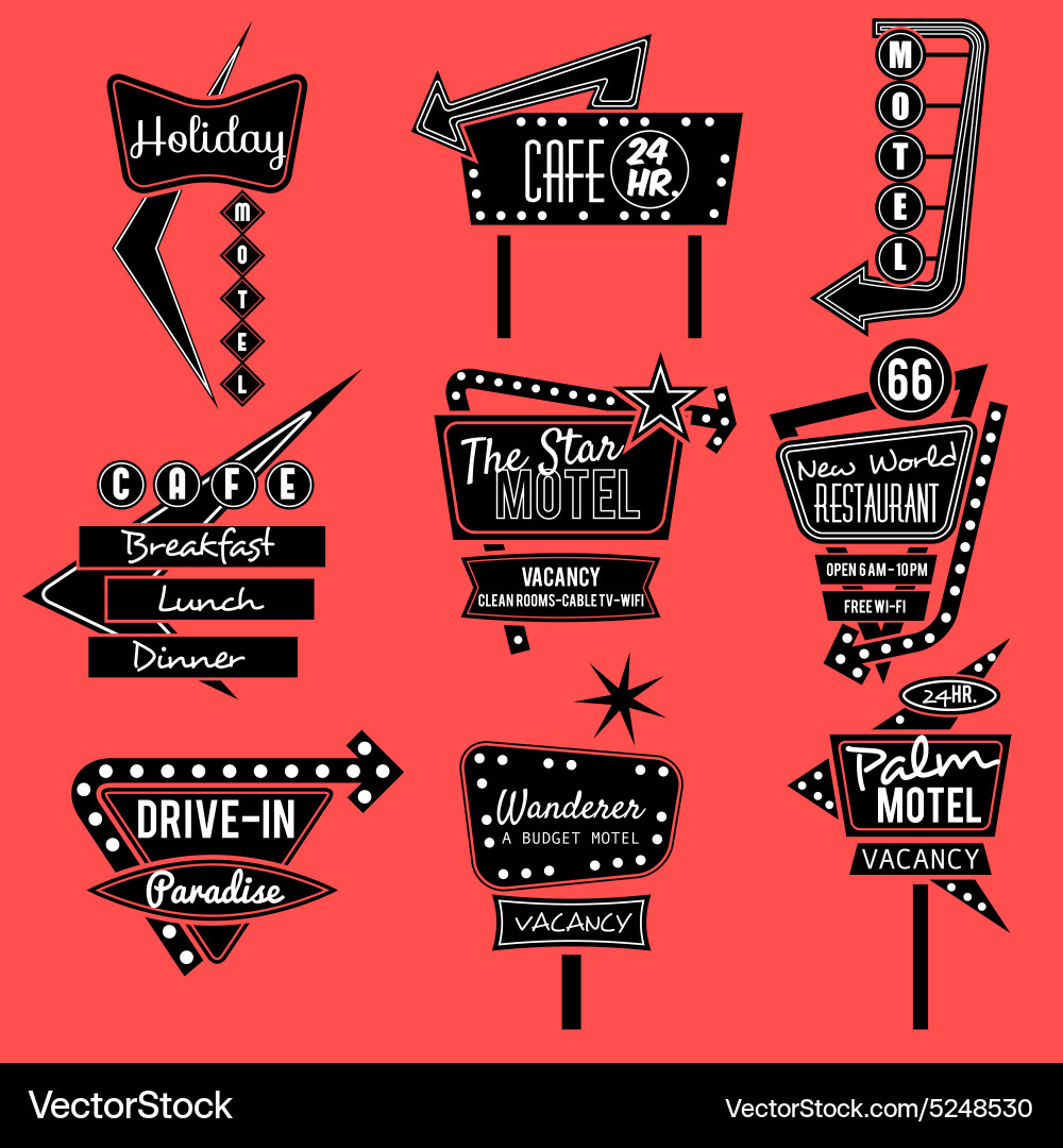 Neon sign Royalty Free Vector Image - VectorStock