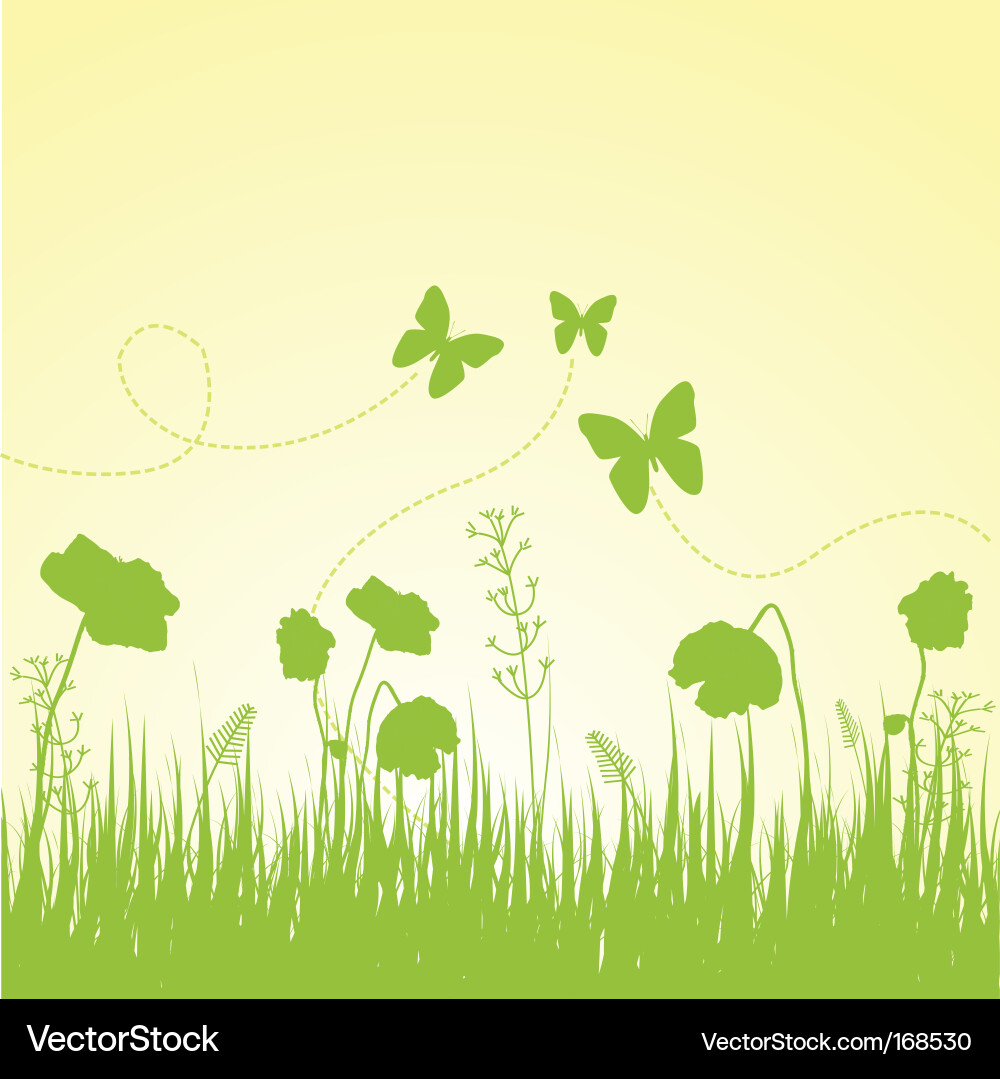 Spring composition Royalty Free Vector Image - VectorStock