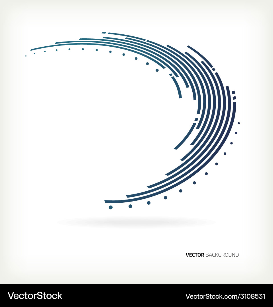 Dynamic Abstract Line Background vector image