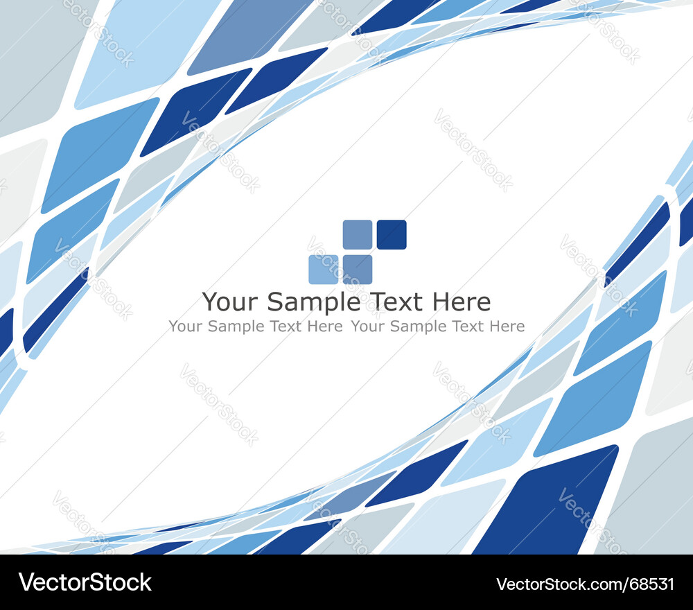 Geometric Blocks Background vector image