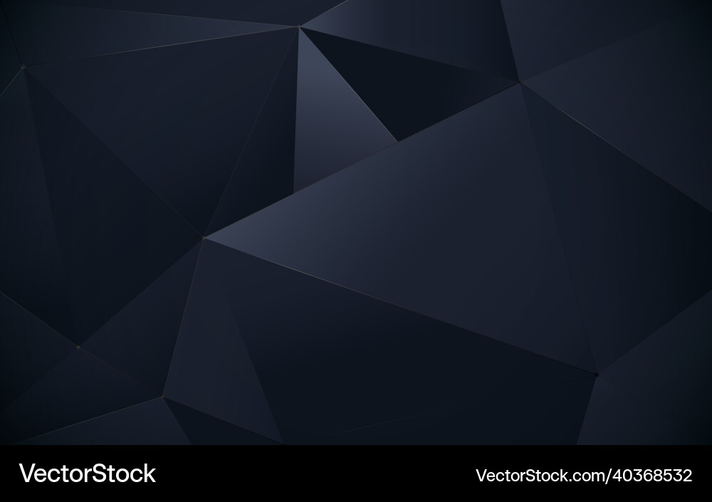 Abstract 3d polygonal shapes background Vector Image