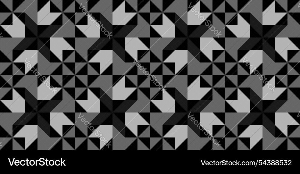 Seamless abstract geometric pattern Vector Image