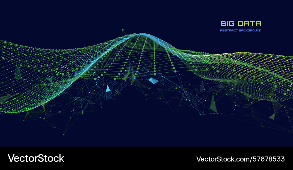 Abstract technology background with wavy color Abstract technology background with wavy color vector image