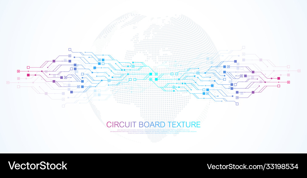 Abstract background with high-tech technology Abstract background with high-tech technology vector image
