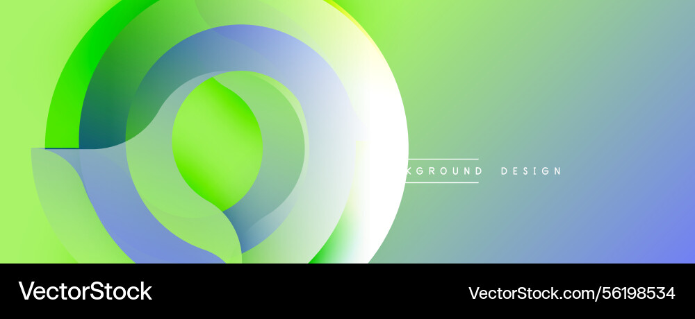 Abstract flowing layers create dynamic visual Abstract flowing layers create dynamic visual Vector Image