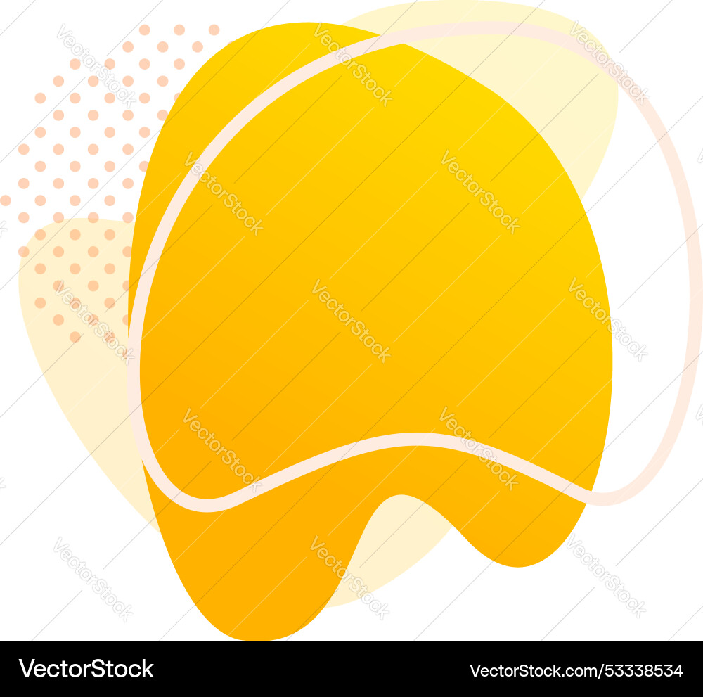 Abstract yellow gradient blob shape background Abstract yellow gradient blob shape background vector image