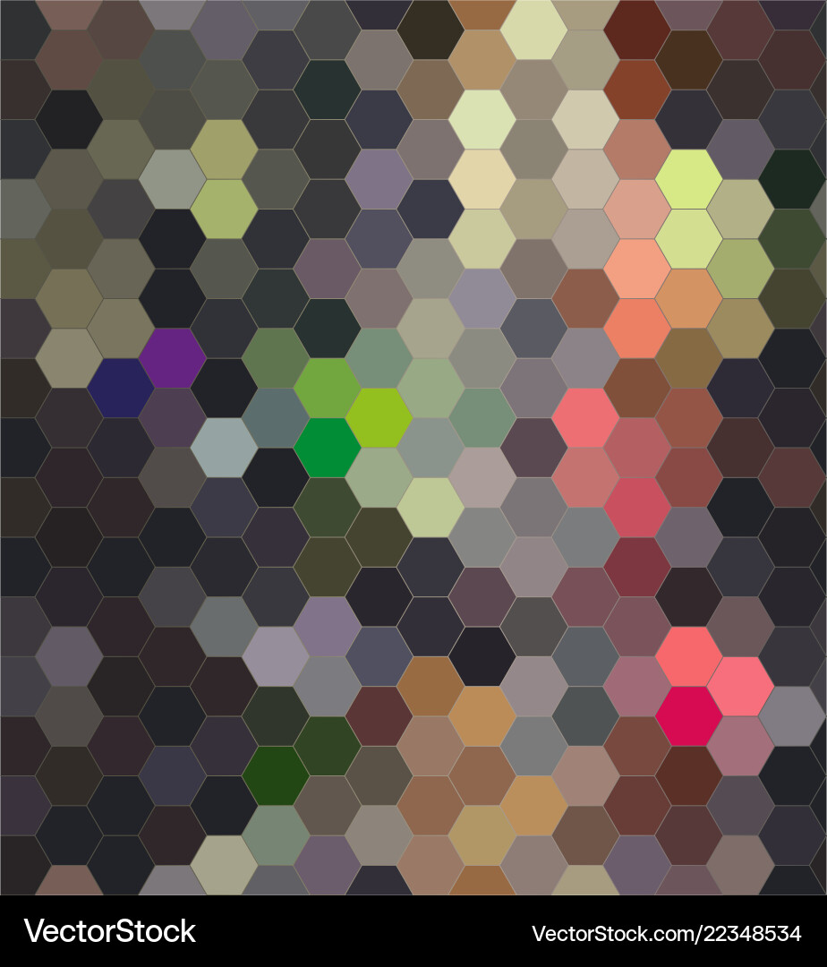 Hexagon Abstract Pattern vector image