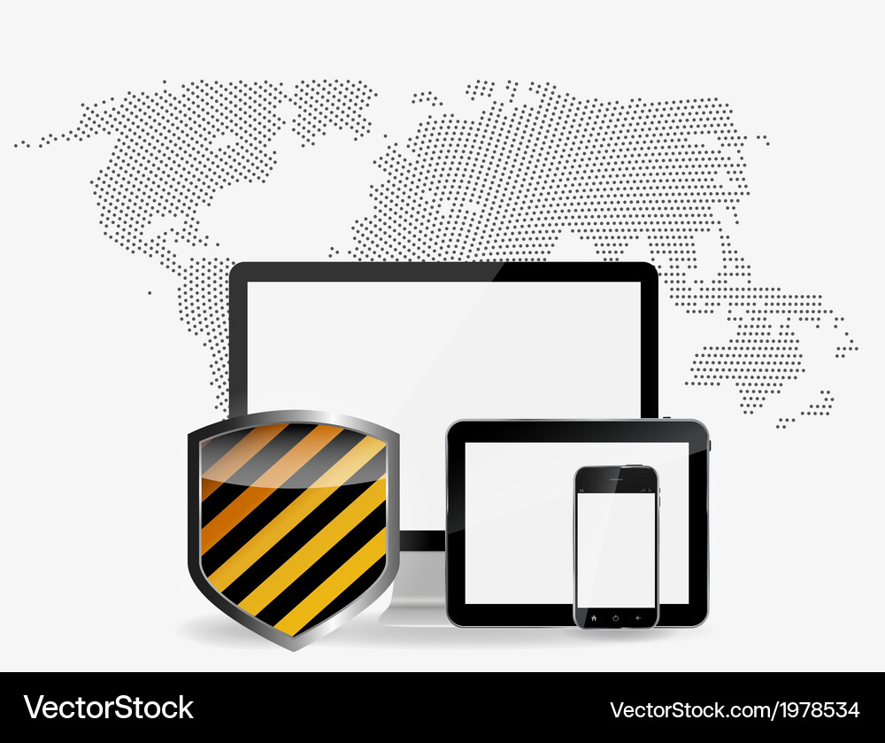 Internet security icon Vector Image