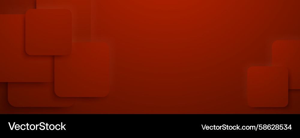 Red rectangles with rounded corners overlap Vector Image