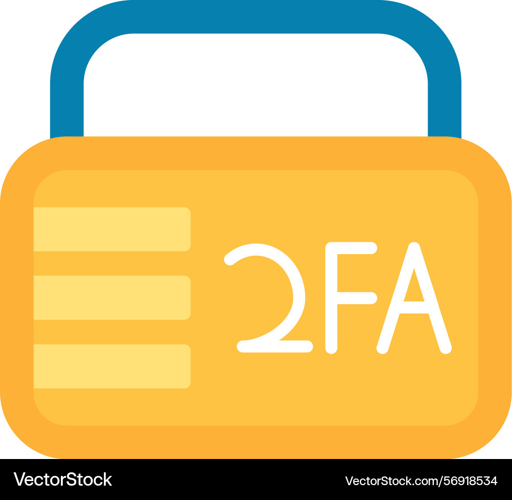 Two-factor authentication icon Vector Image