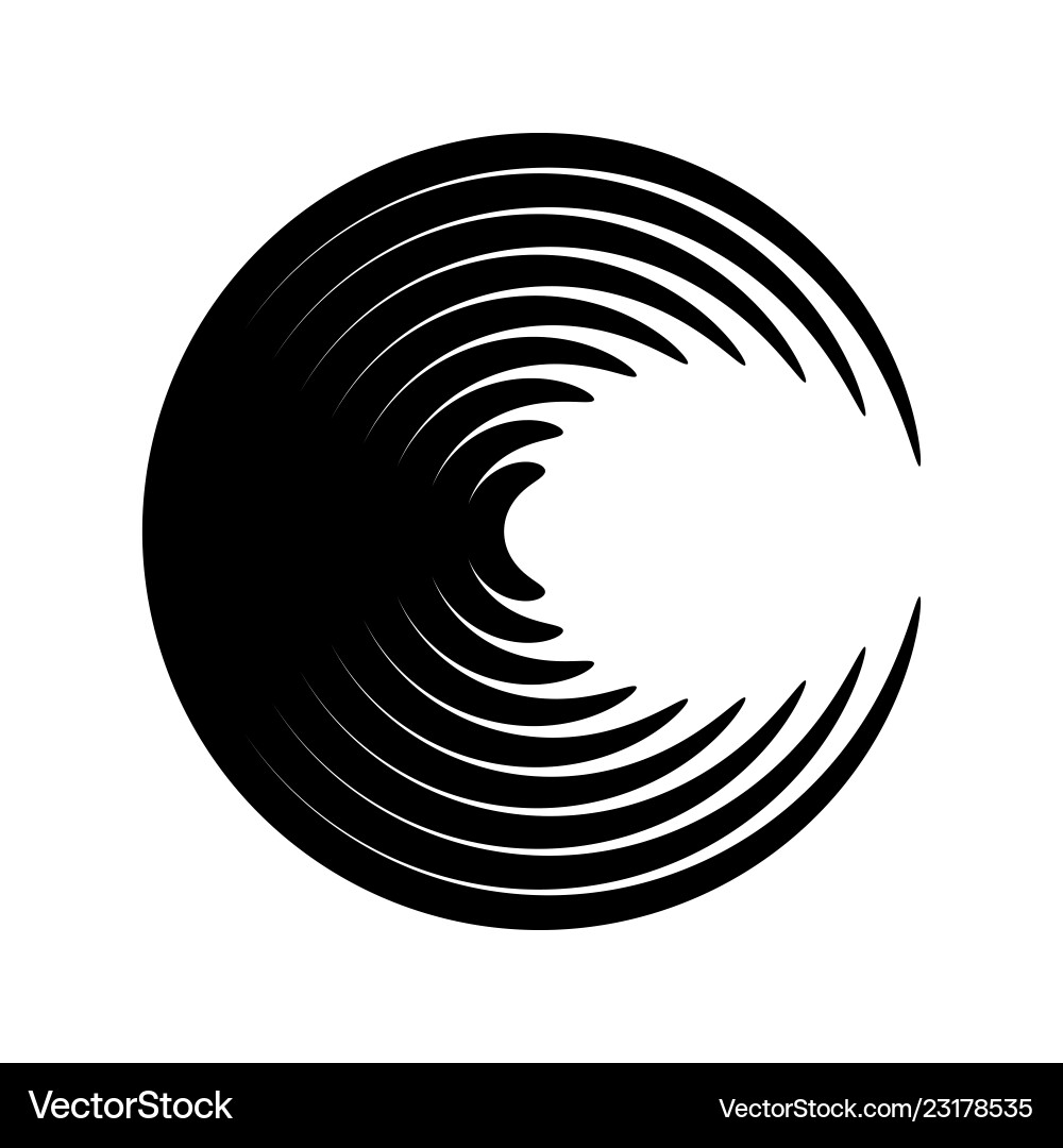 Abstract round shape Abstract round shape vector image