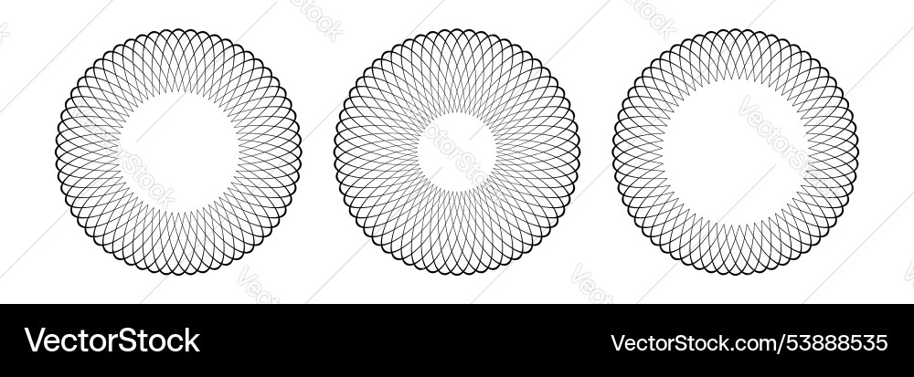 Intricate Radial Patterns vector image