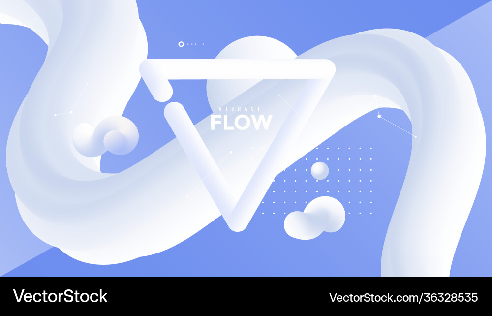 Poster design with fluid 3d shapes in neumorphism Poster design with fluid 3d shapes in neumorphism vector image