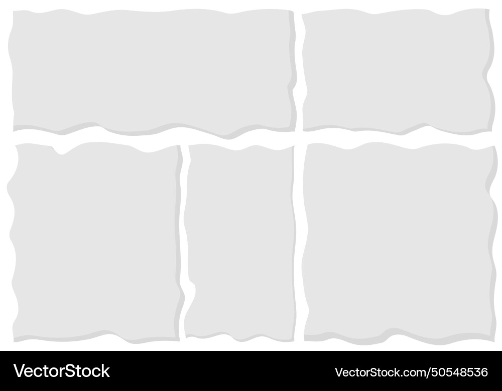 Frames for text in the style of hand drawn frame Vector Image