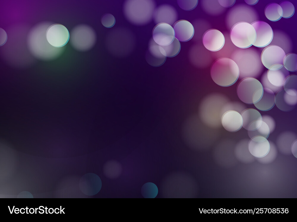 Sparkling Defocused Bokeh Background Vector Image