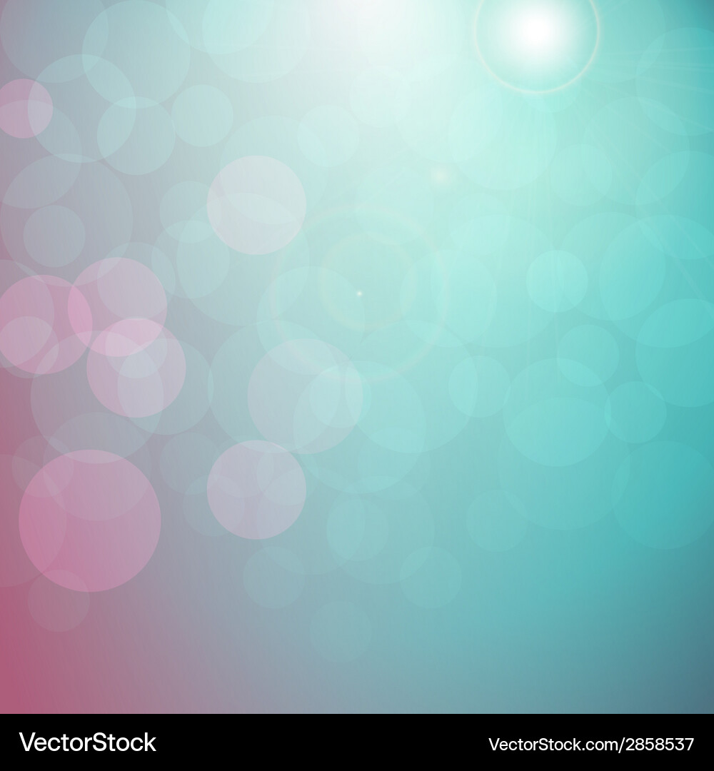 Abstract background with bokeh lights Vector Image