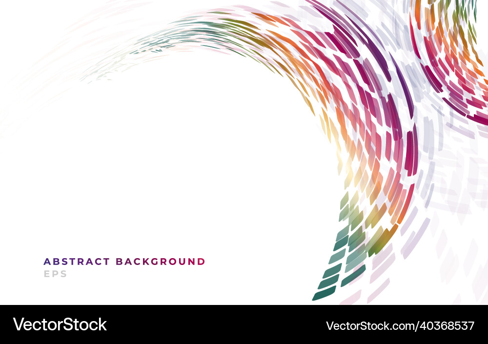 Abstract colorful rectangles curve technology Abstract colorful rectangles curve technology vector image