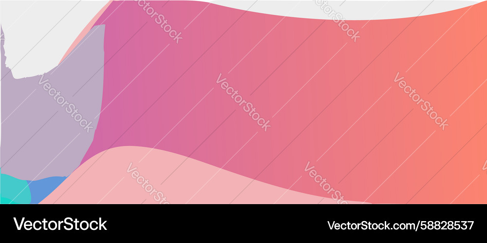 Abstract flowing color palette dynamic gradient Vector Image