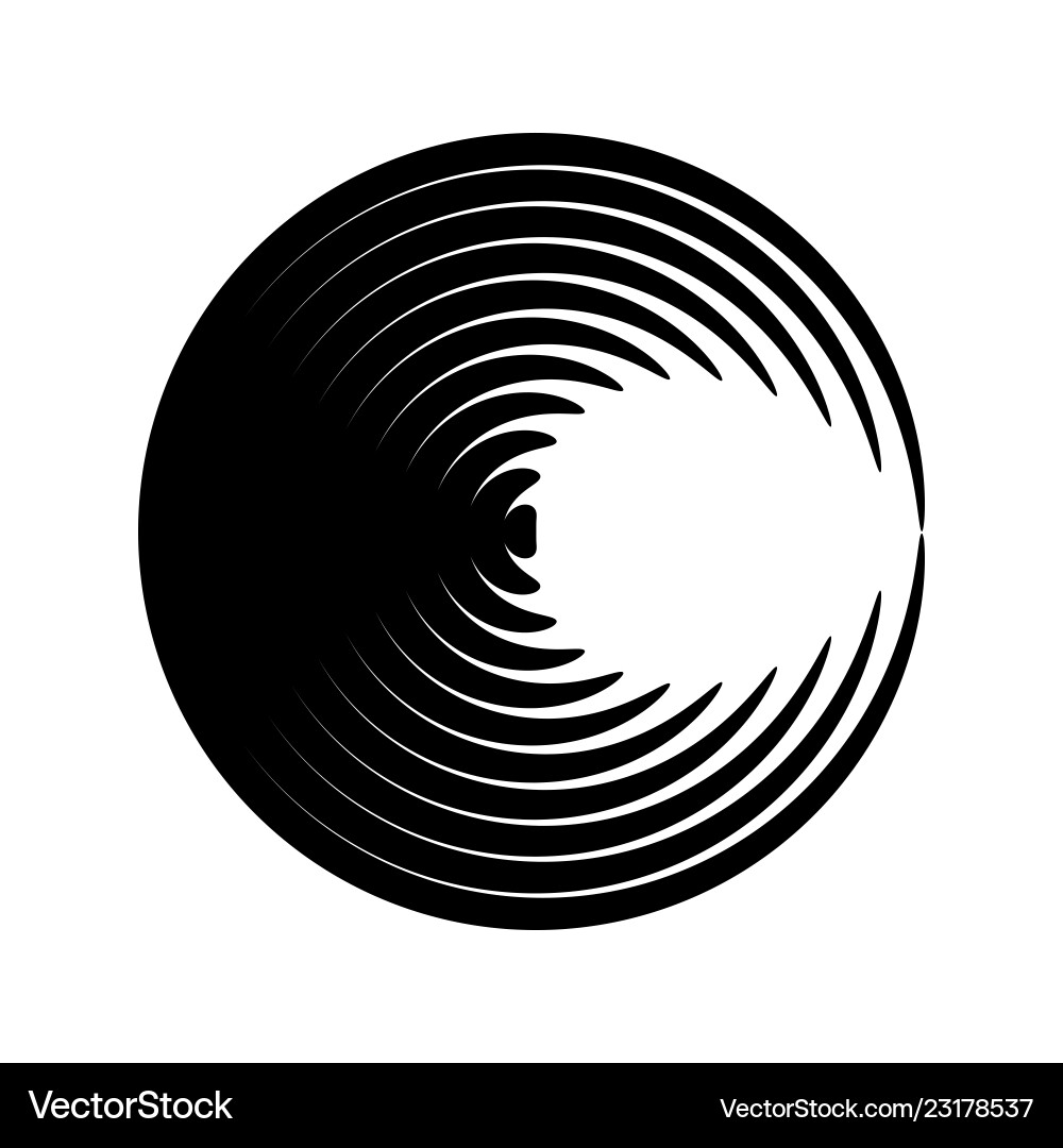 Abstract round shape Abstract round shape Vector Image