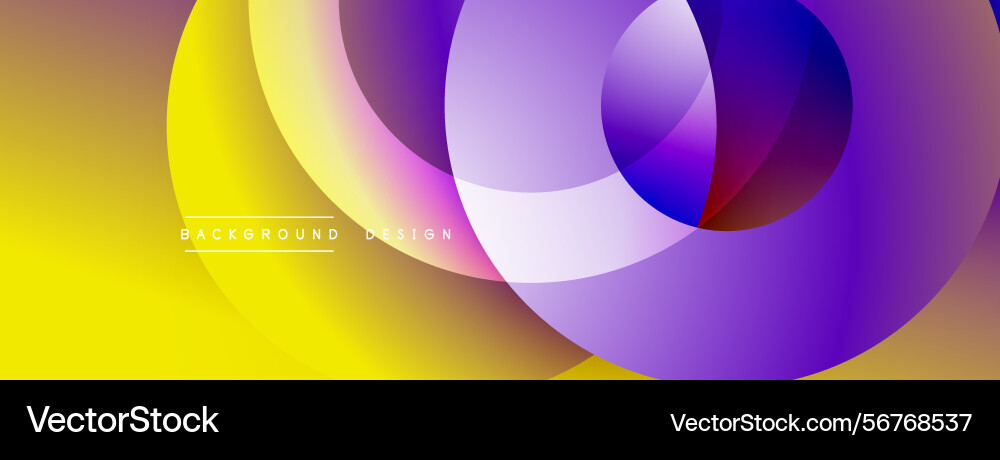 Abstract vibrant circles overlap creating Abstract vibrant circles overlap creating vector image