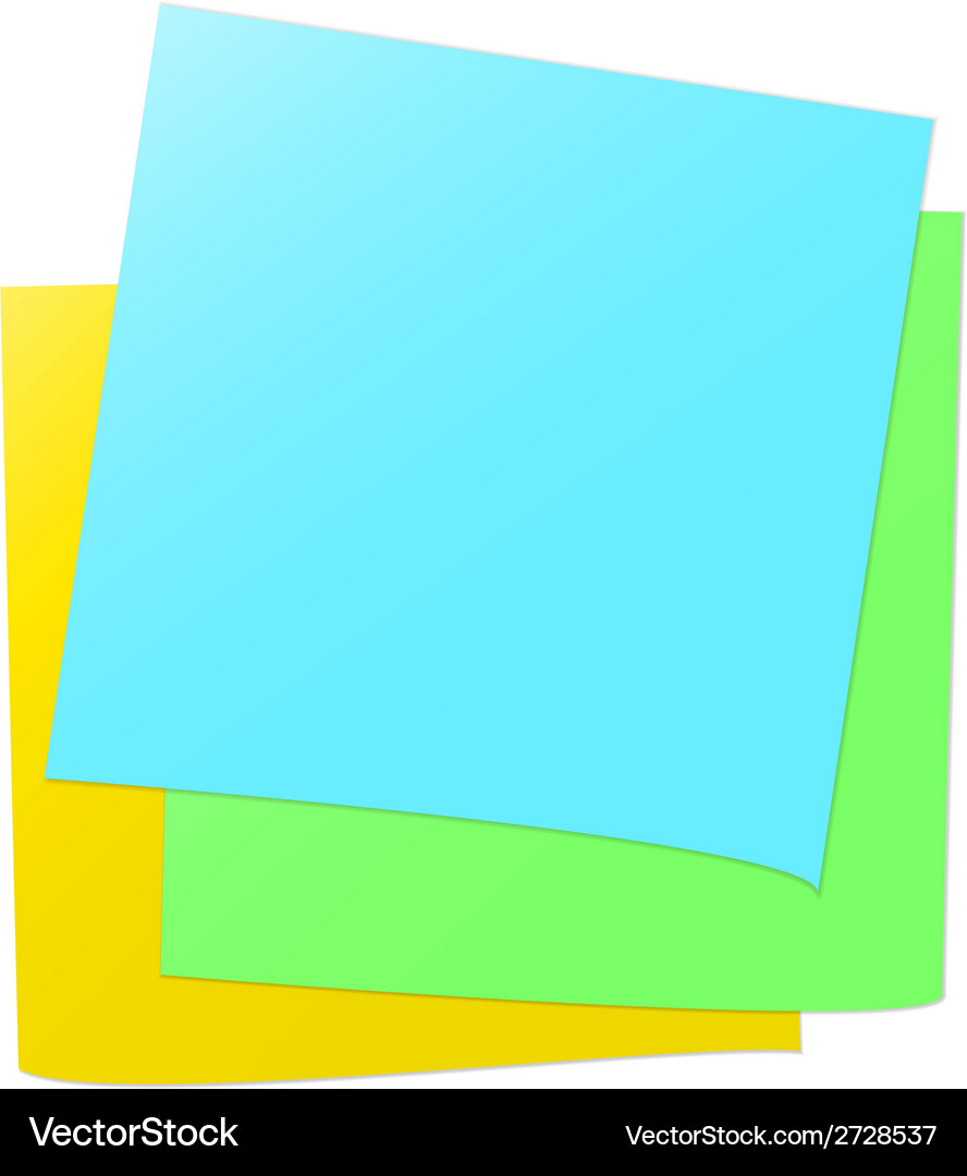 Business for image leaf manager memo memory object Vector Image