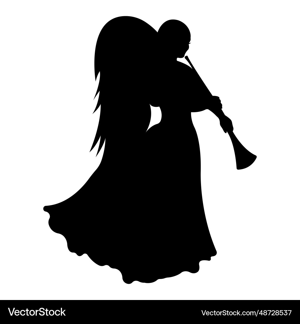 Christmas angel 9 Vector Image