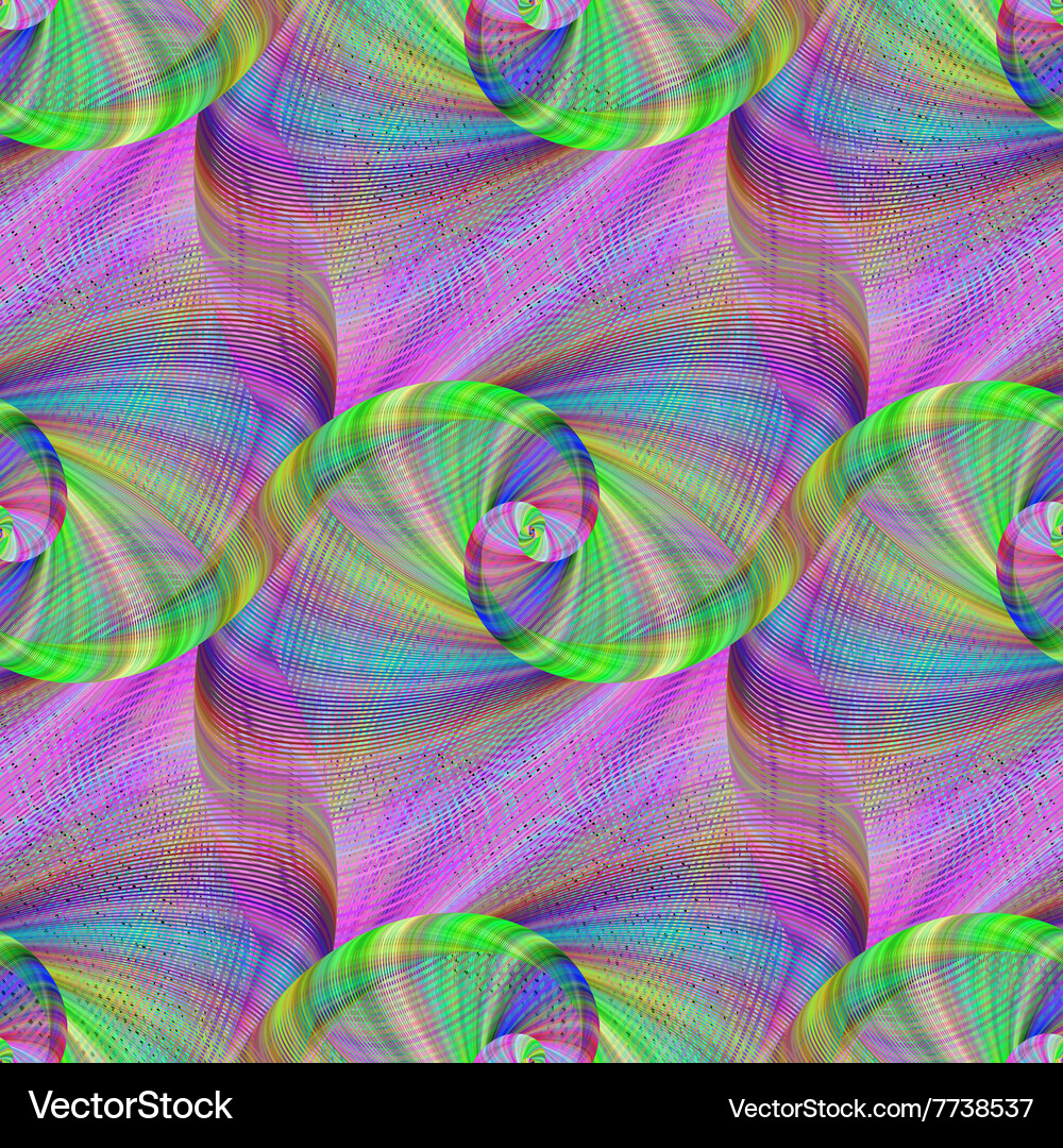 Computer generated spiral fractal pattern Vector Image