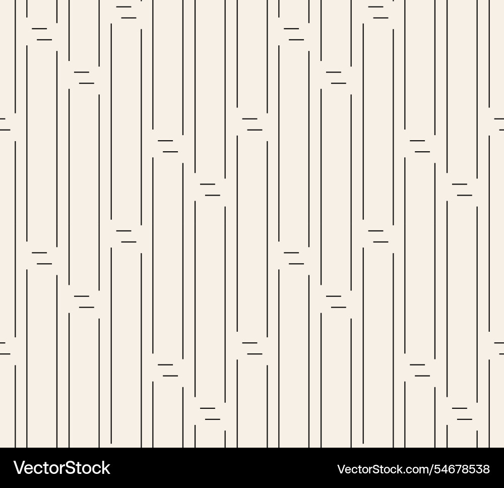 Vertical black thin line rectangle pattern Vector Image