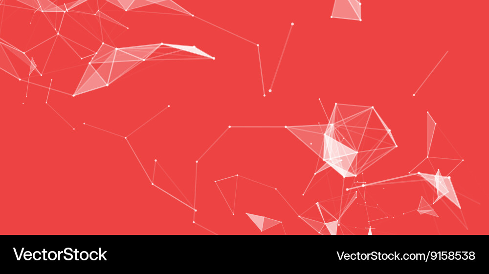 Virtual abstract background with particle vector image