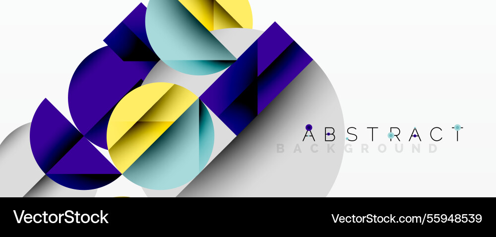 Abstract geometric design with intersecting Vector Image