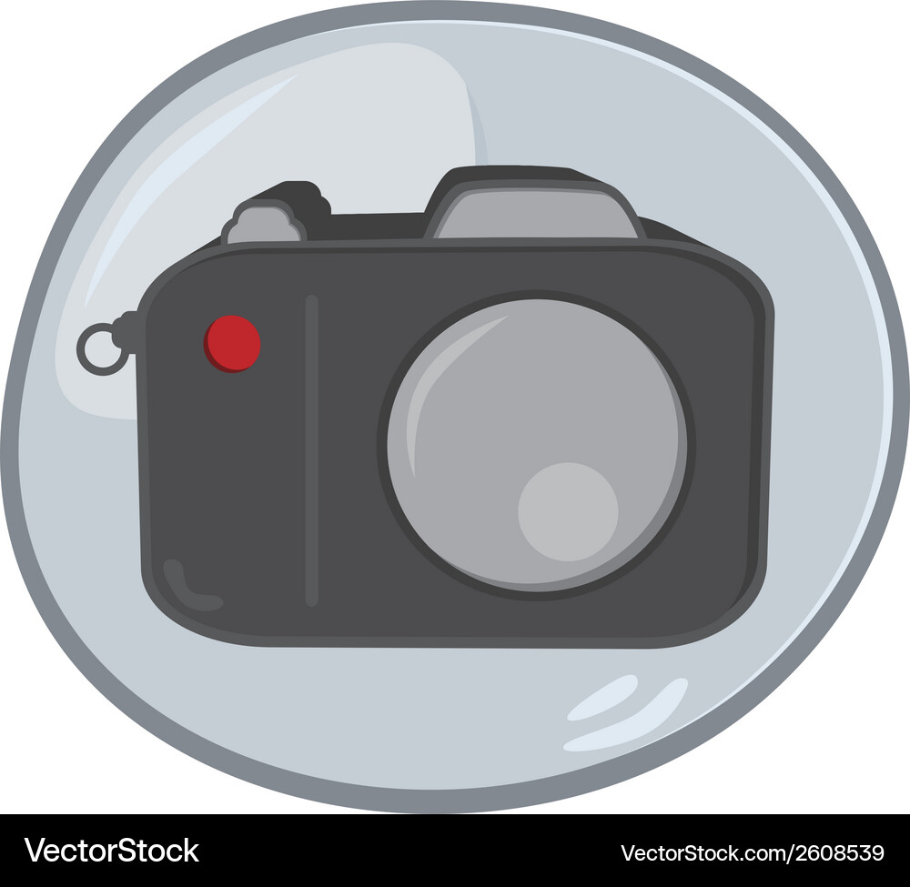 Camera design element Vector Image