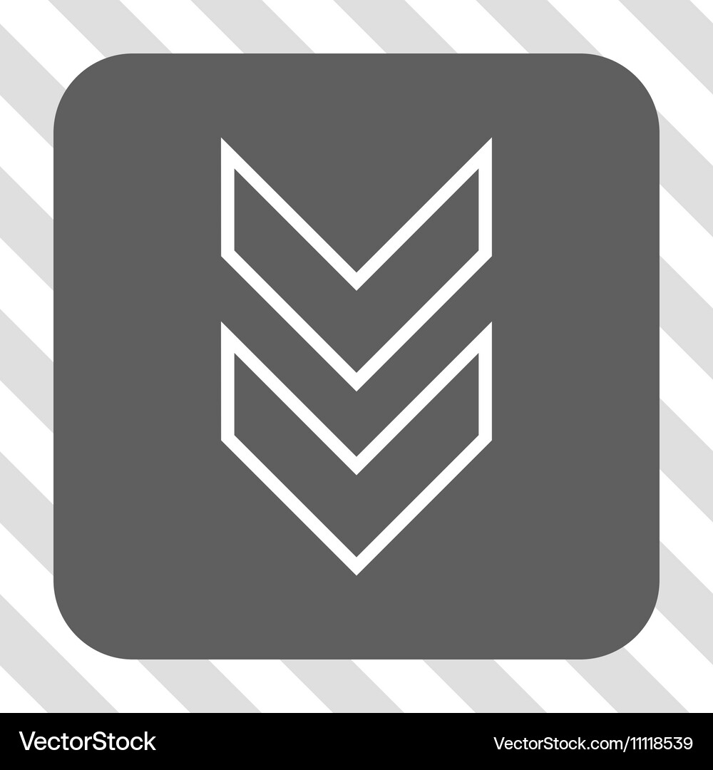 Shift down rounded square button Vector Image