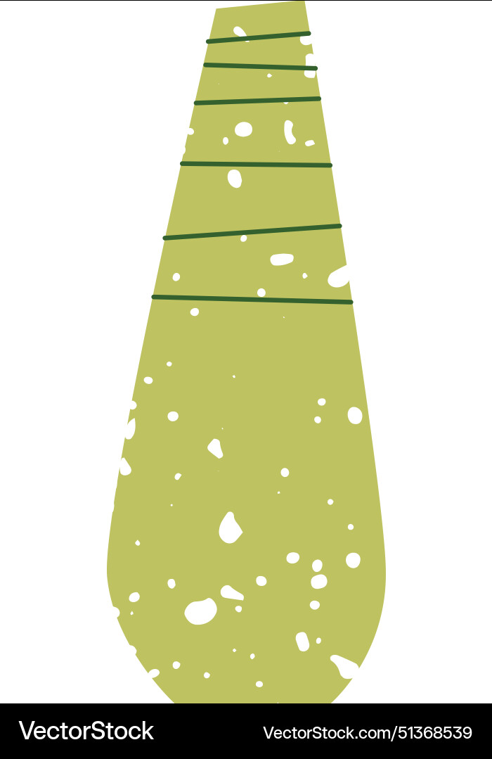 Vase with splash pattern Vector Image