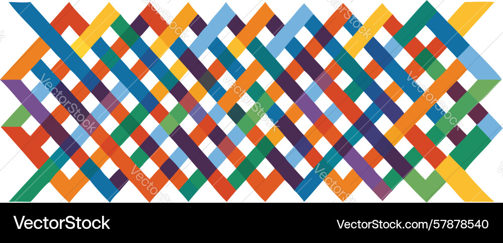 Abstract woven horizontal texture pattern design vector image