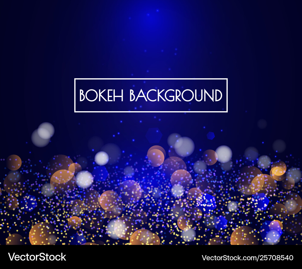 Blaue Bokeh Lichter und Glitter Hintergrund Blaue Bokeh Lichter und Glitter Hintergrund vektorbild
