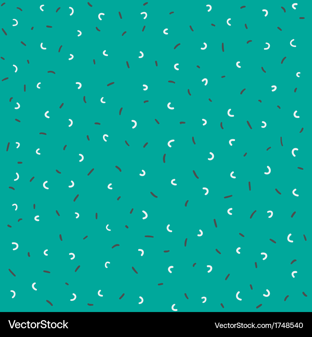 Dashed seamless pattern vector image