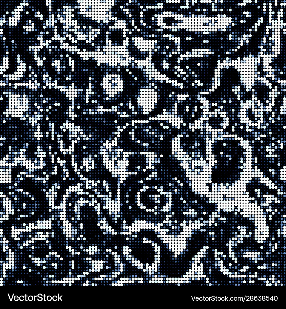 Techno disco circles halftone wavy effect pattern Techno disco circles halftone wavy effect pattern vector image