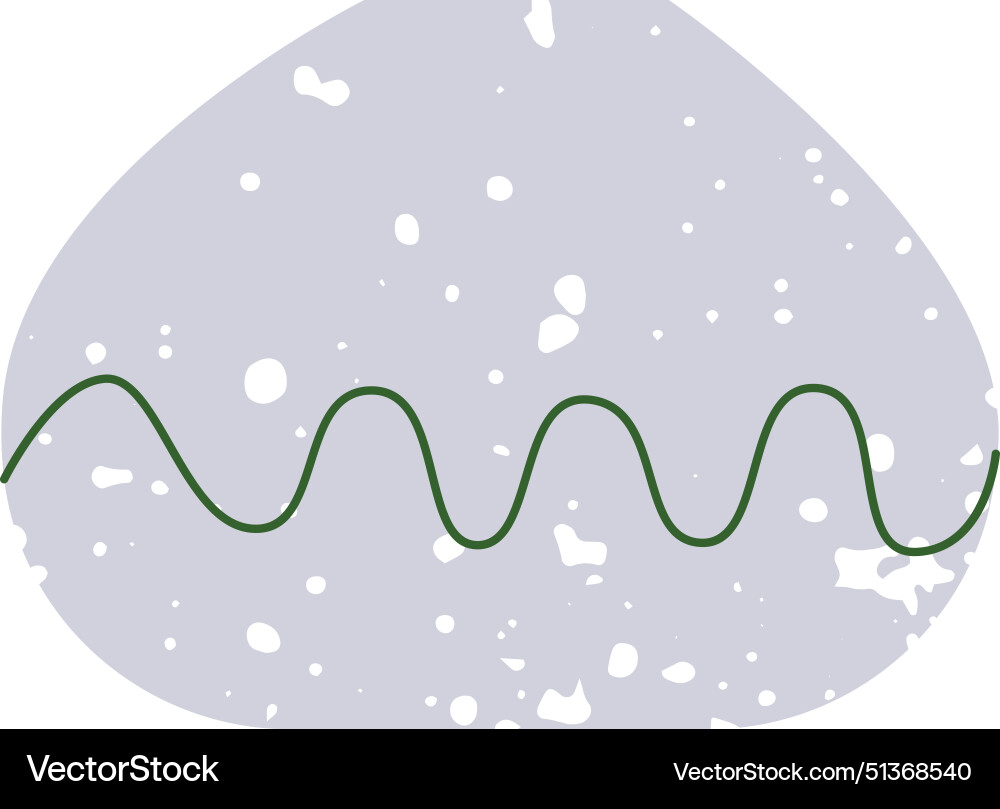 Vase with splash pattern Vector Image