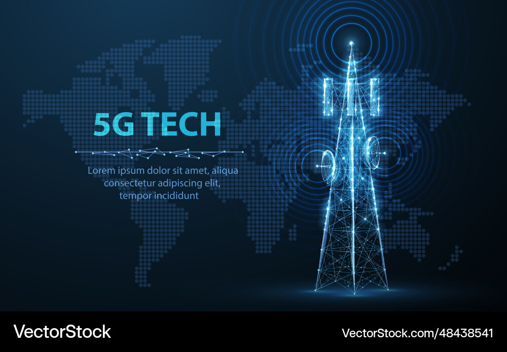 Abstrakter Antennenmast mit Weltkarte 5g Abstrakter Antennenmast mit Weltkarte 5g vektorbild
