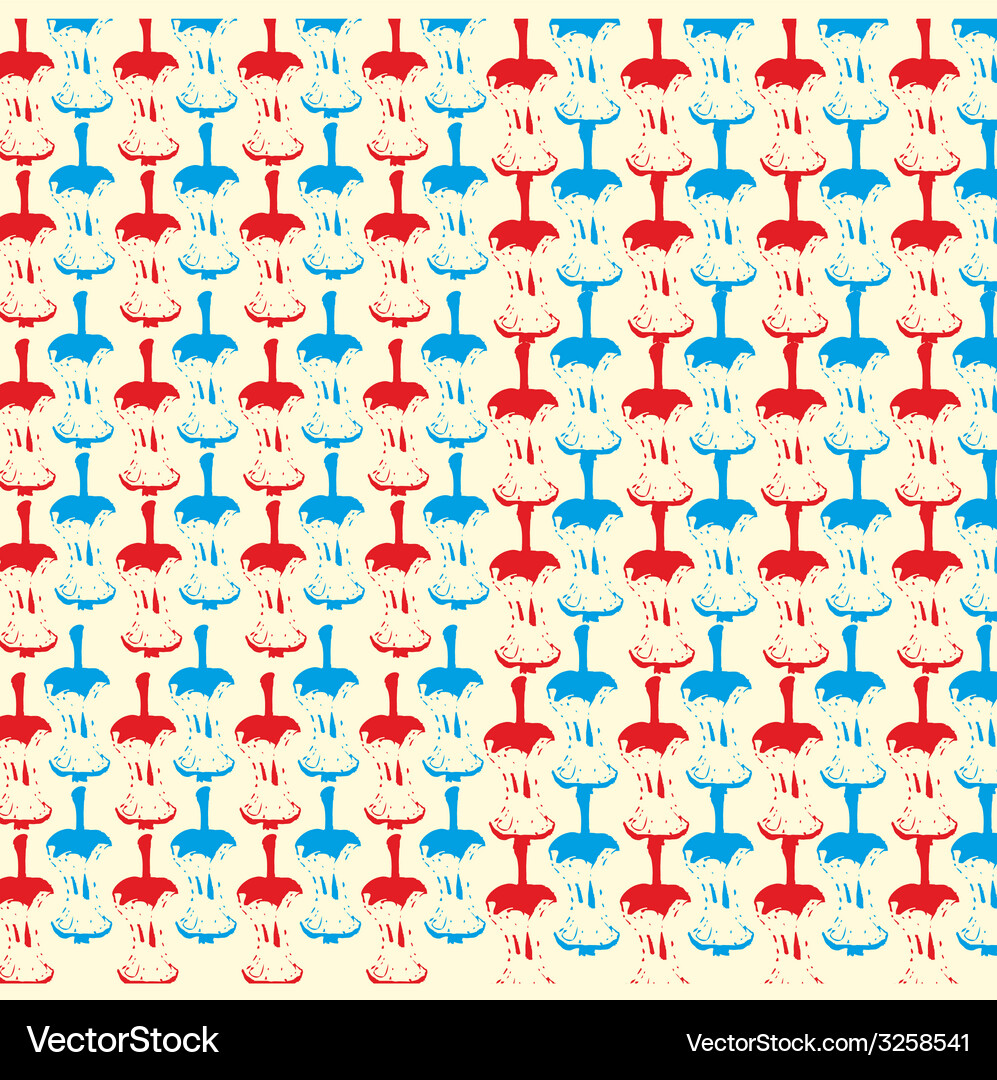 Apples pattern Vector Image