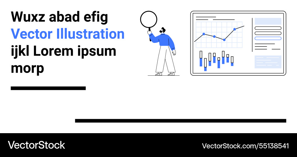 Business analytics overview featuring graphs Business analytics overview featuring graphs Vector Image
