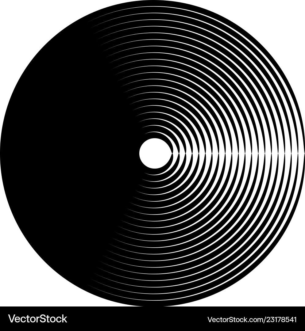 Dynamic Circular Shape vector image