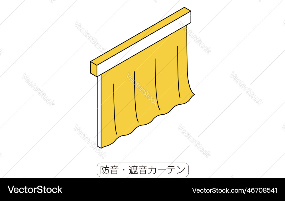 Guide to soundproof and noise-blocking curtains Guide to soundproof and noise-blocking curtains vector image