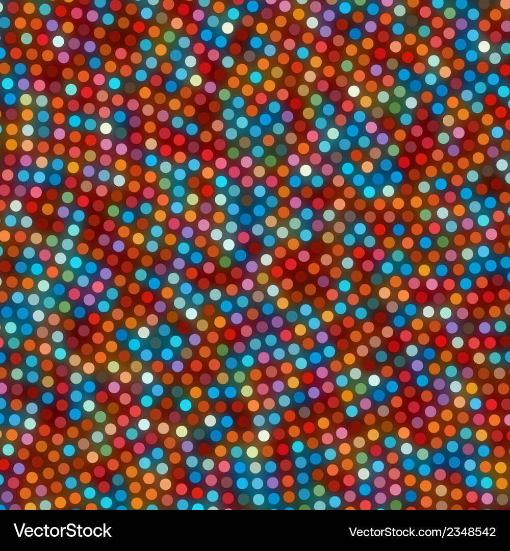Abstract rounded pixel points mosaic eps 8 vector image