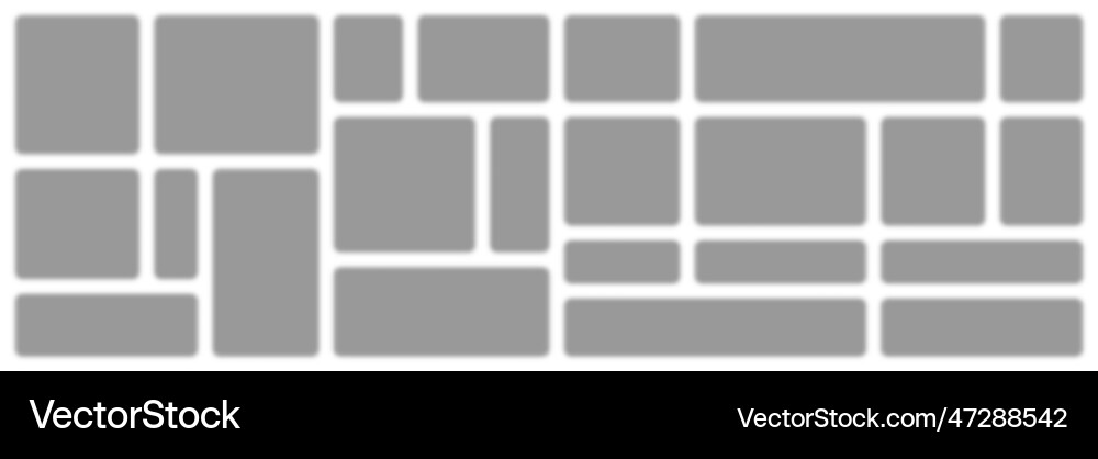 Collection of realistic rectangular shadows Collection of realistic rectangular shadows vector image