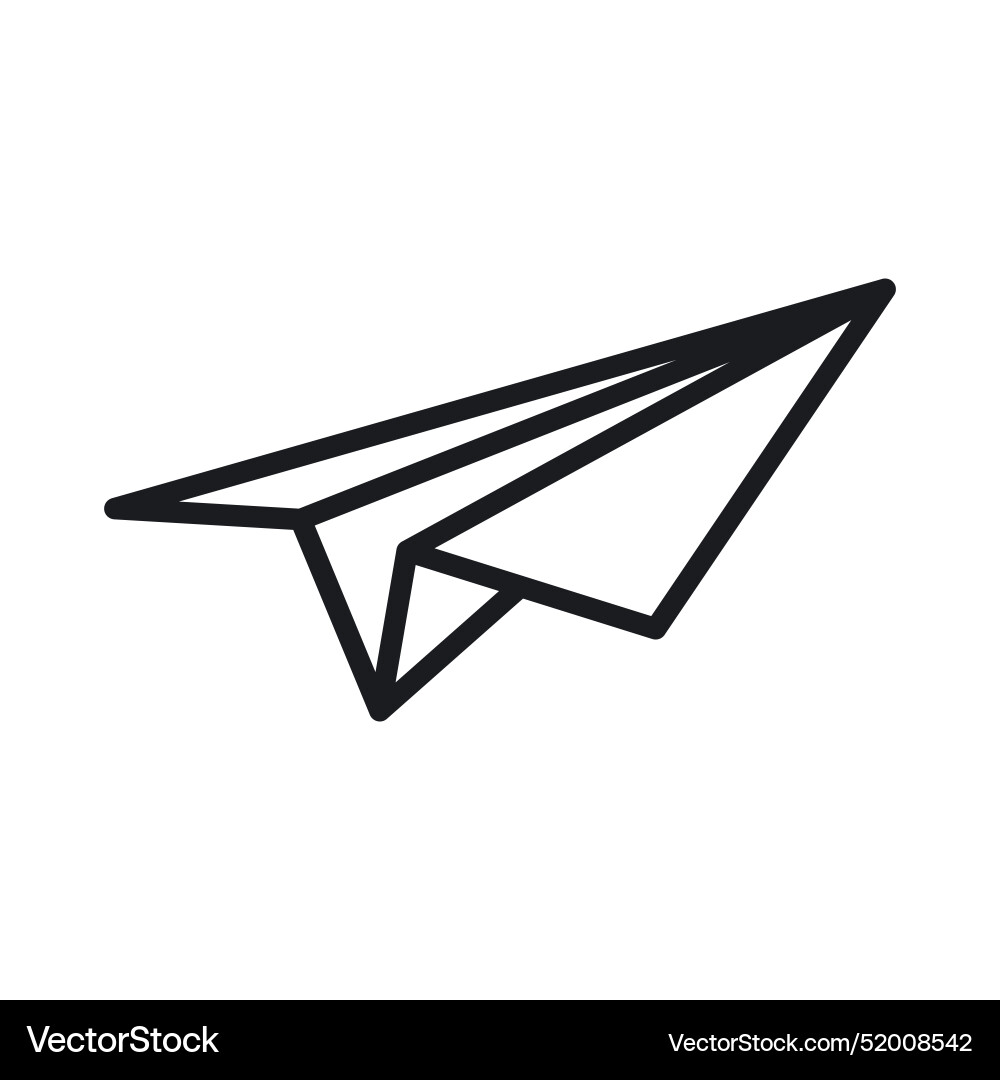 Messaging paper plane icon ideal Messaging paper plane icon ideal Vector Image