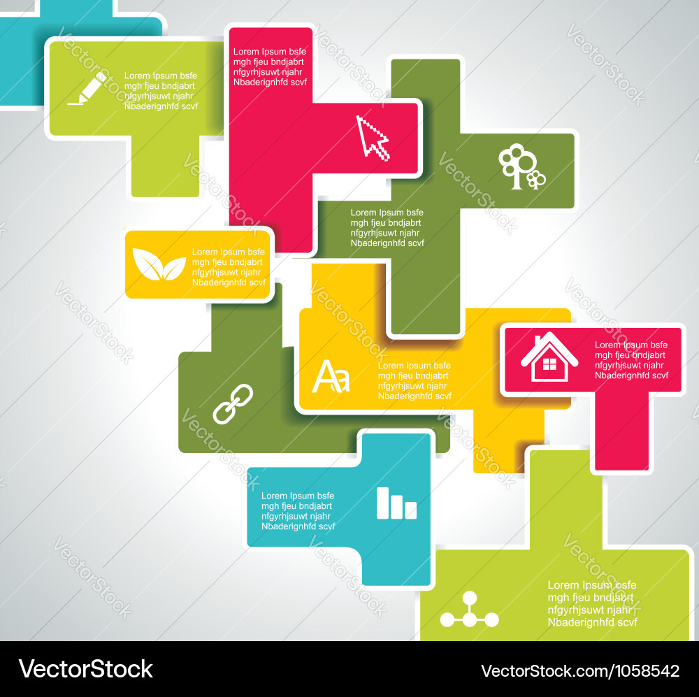 Web design template Vector Image
