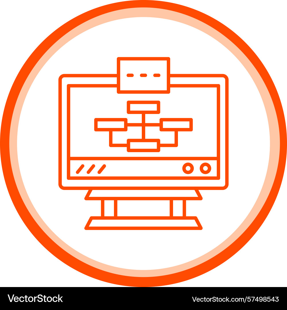 Algorithm Icon Vektorbild